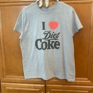 Classic Coca Cola Gray and Red T-Shirt